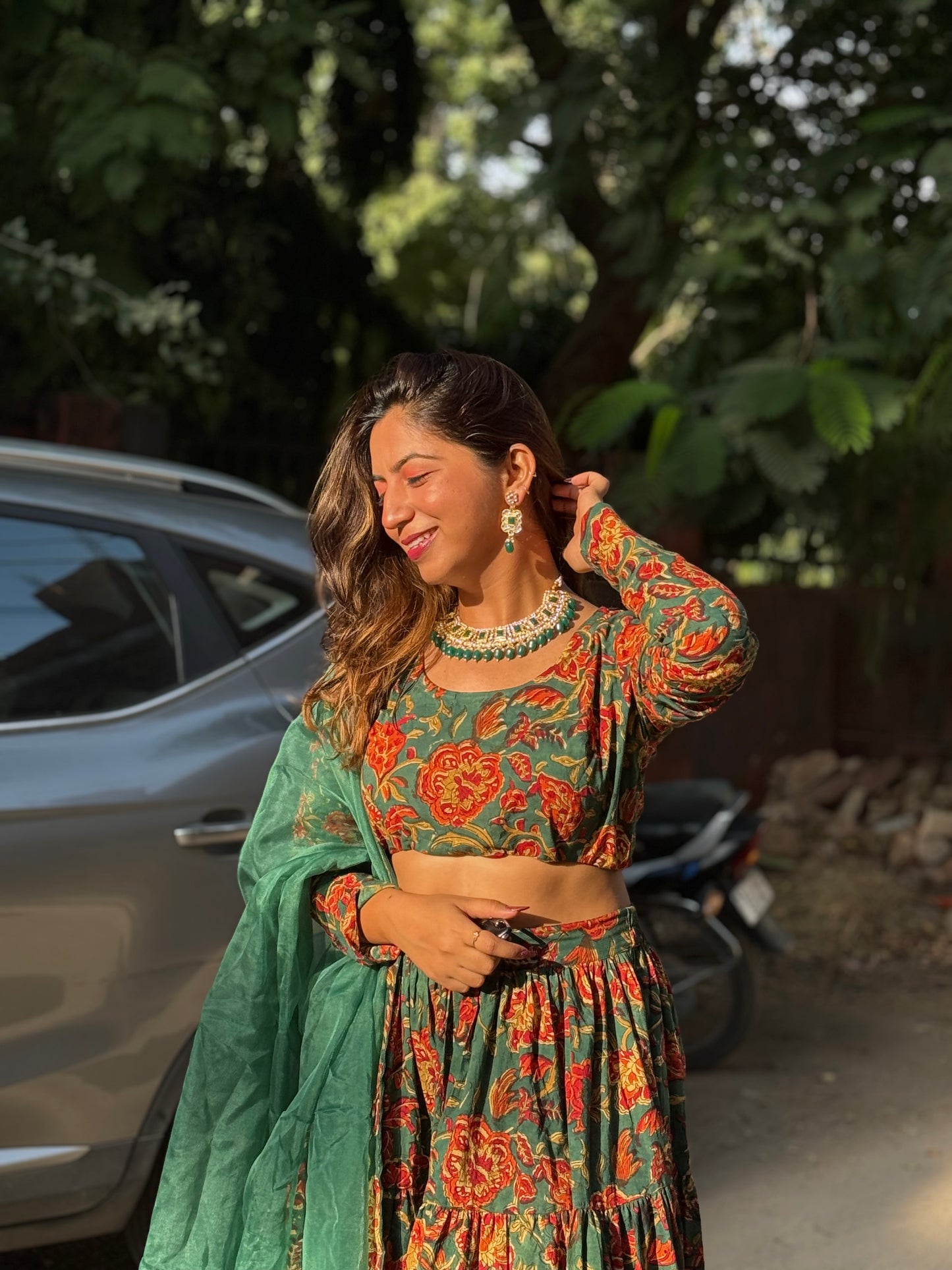 Ahana lehenga set .