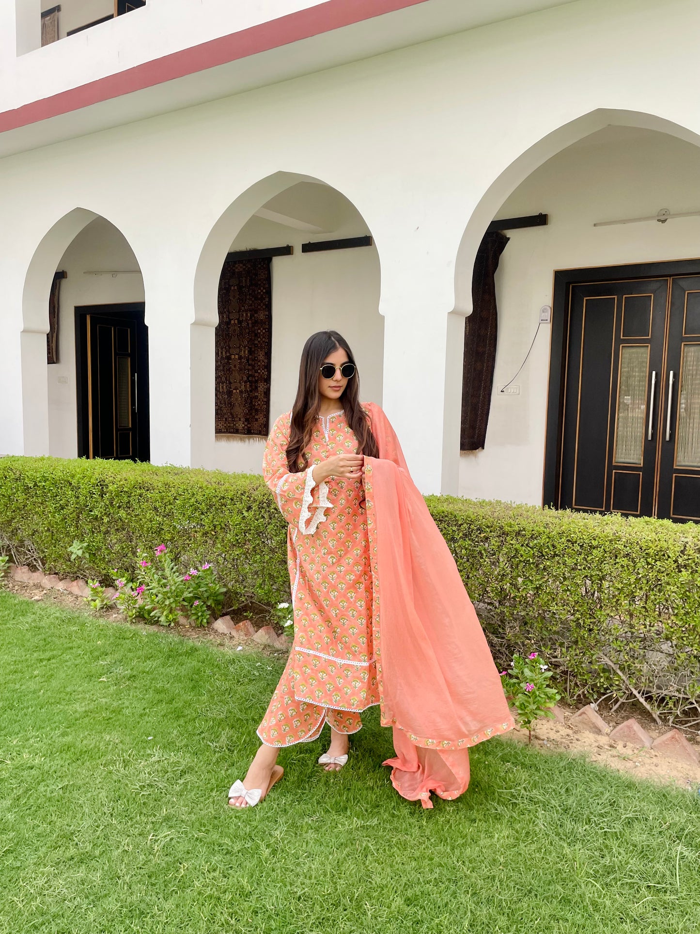 Orange suit set
