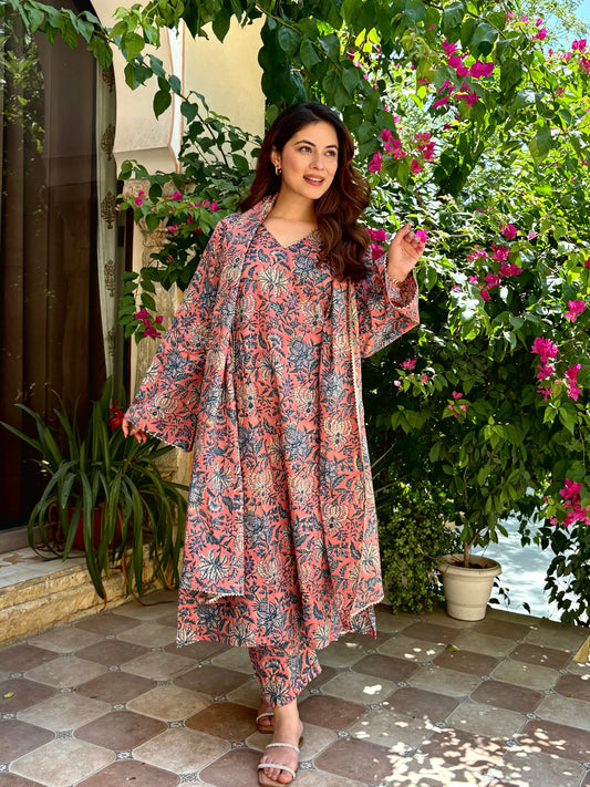 Alia Pink Suit Set