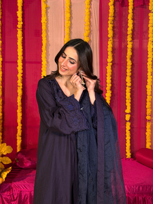 Gulnar Chanderi Suit