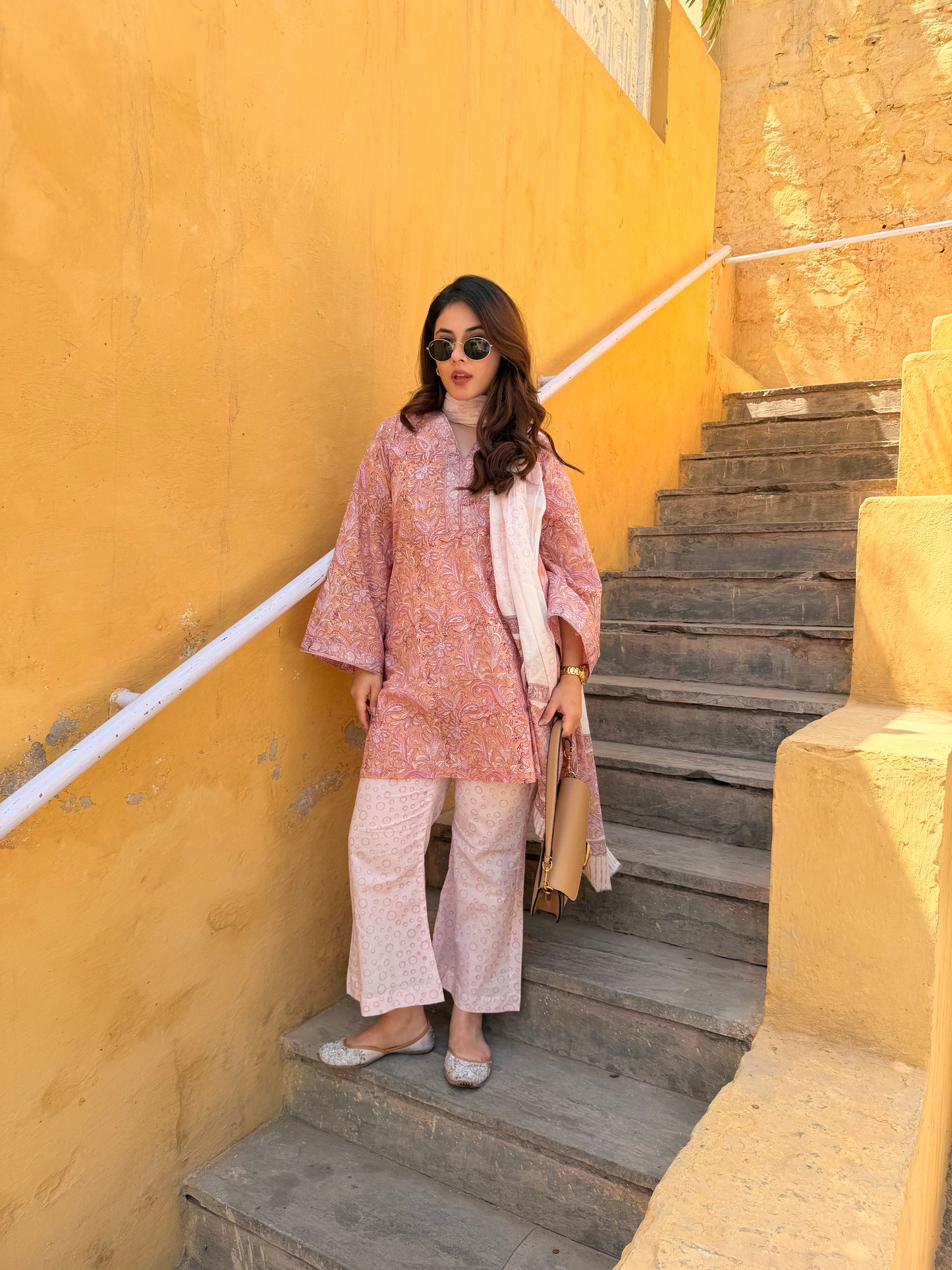 Oshin peach cordset