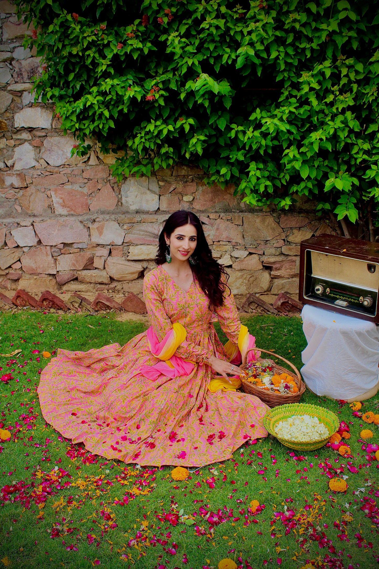 Phoolkari Bliss Anarkali Set