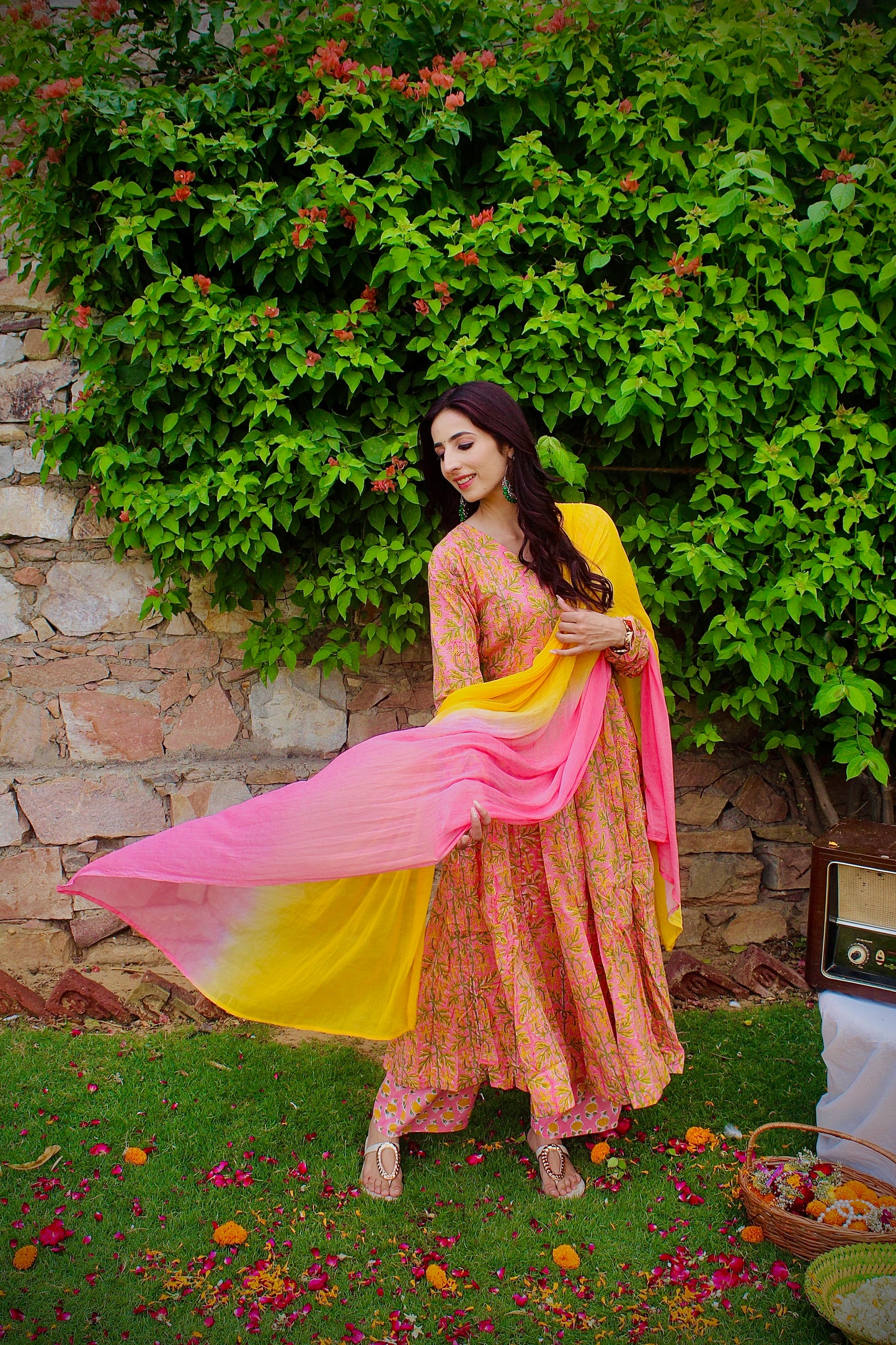 Phoolkari Bliss Anarkali Set