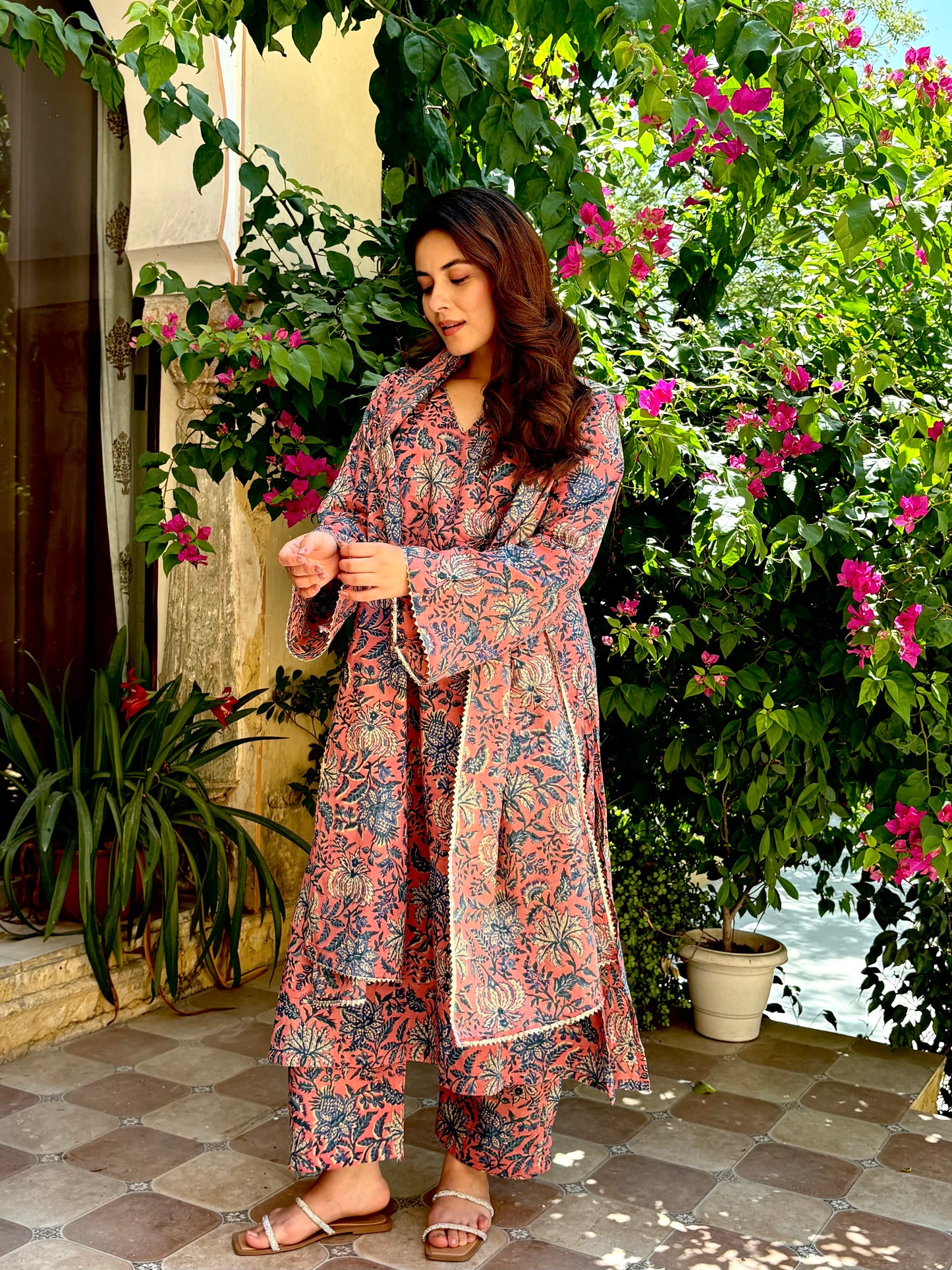 Alia Pink Suit Set
