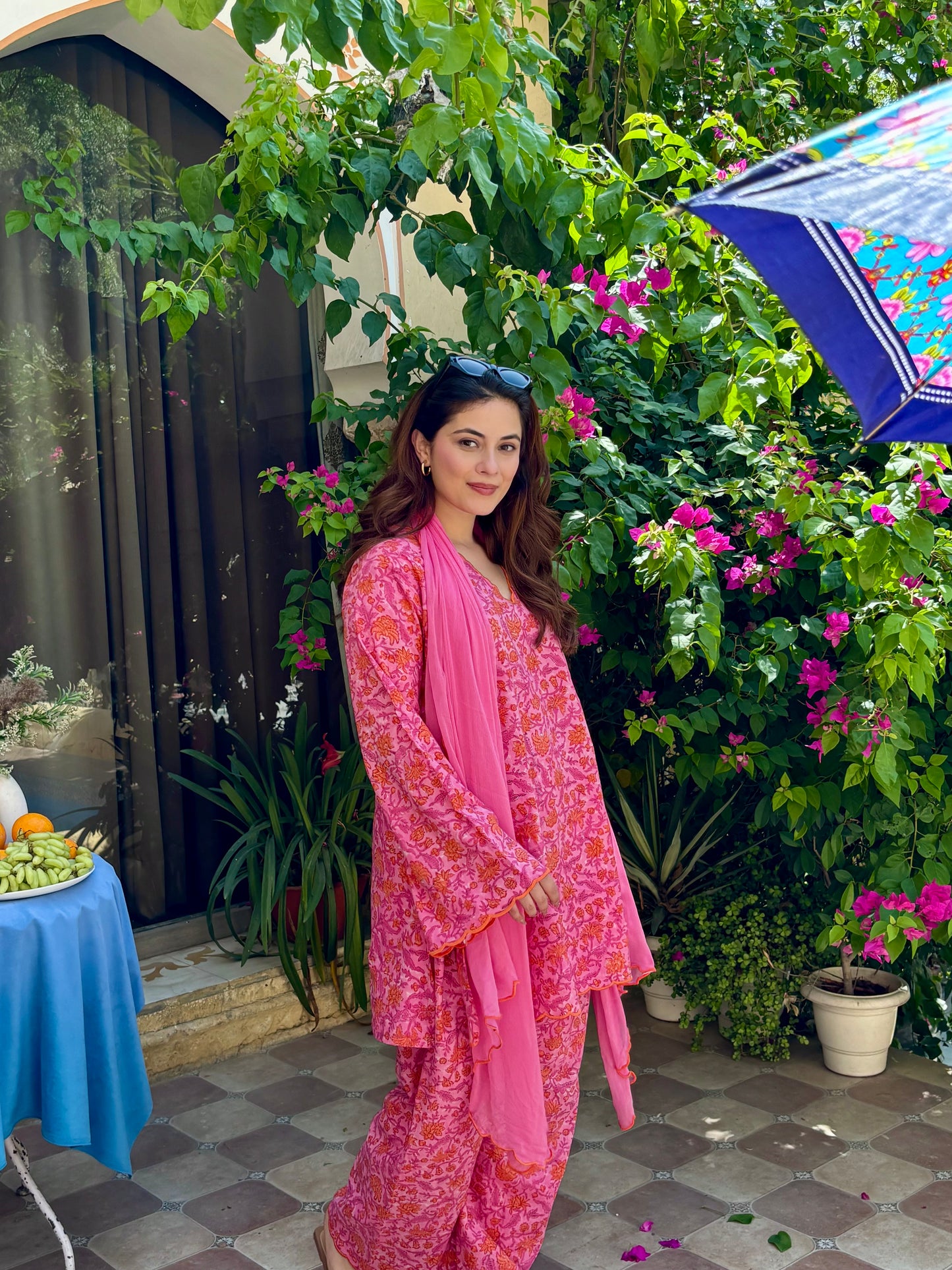 Hairat Pink Farshi Set