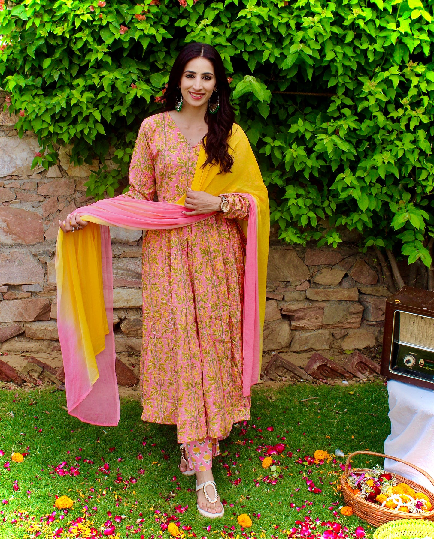 Phoolkari Bliss Anarkali Set