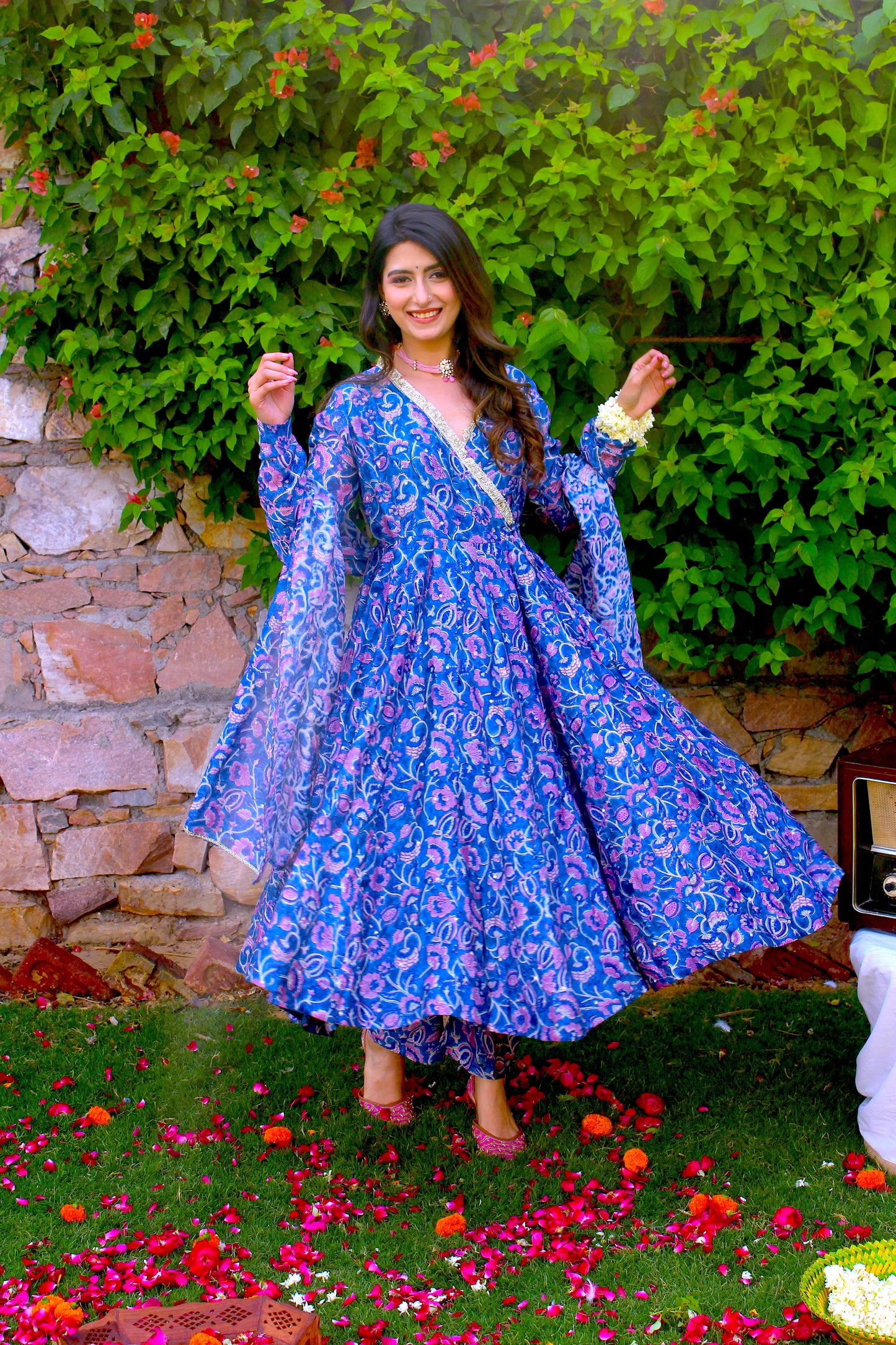 Aabru Angrakha Anarkali Set