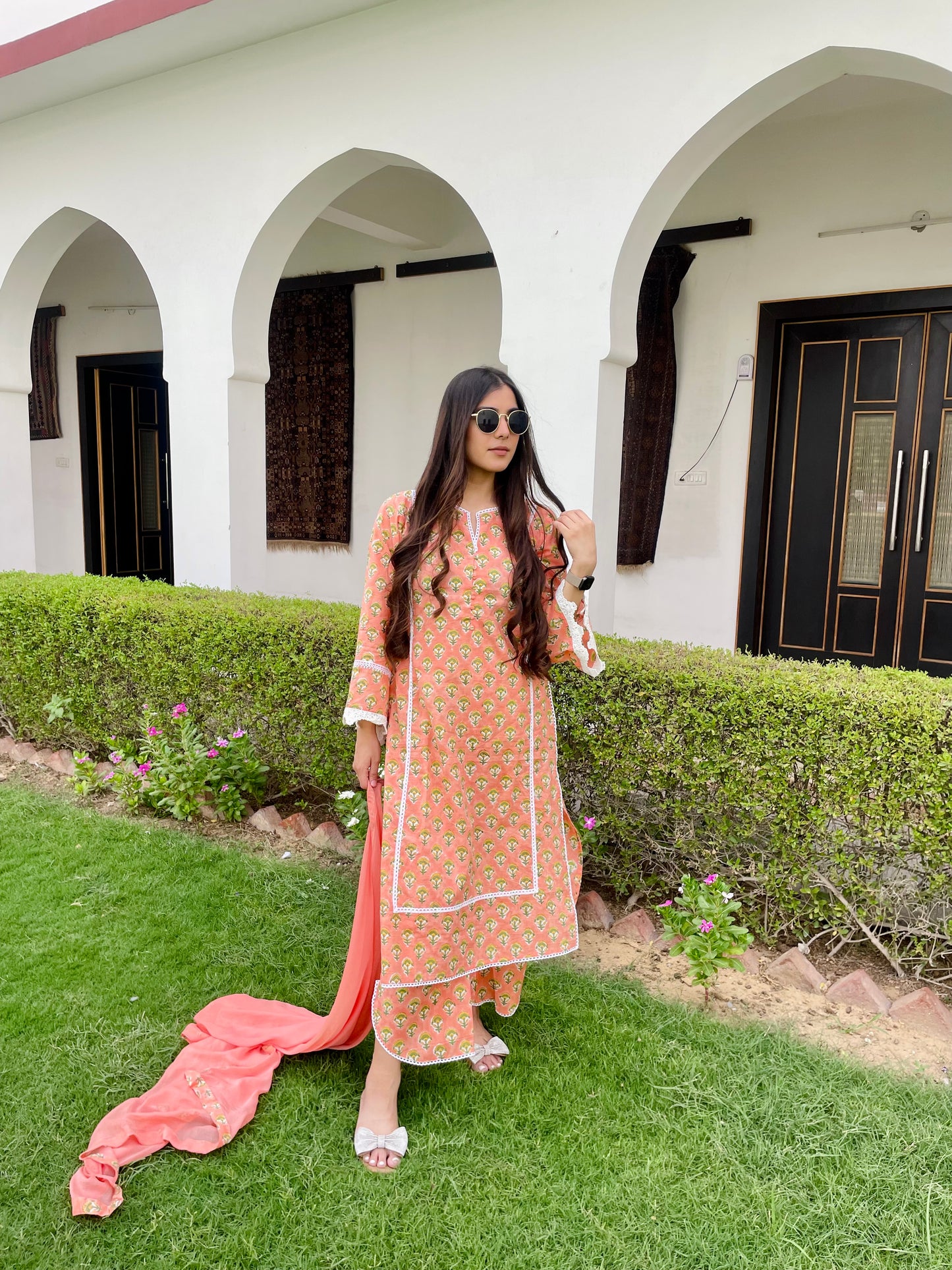 Orange suit set