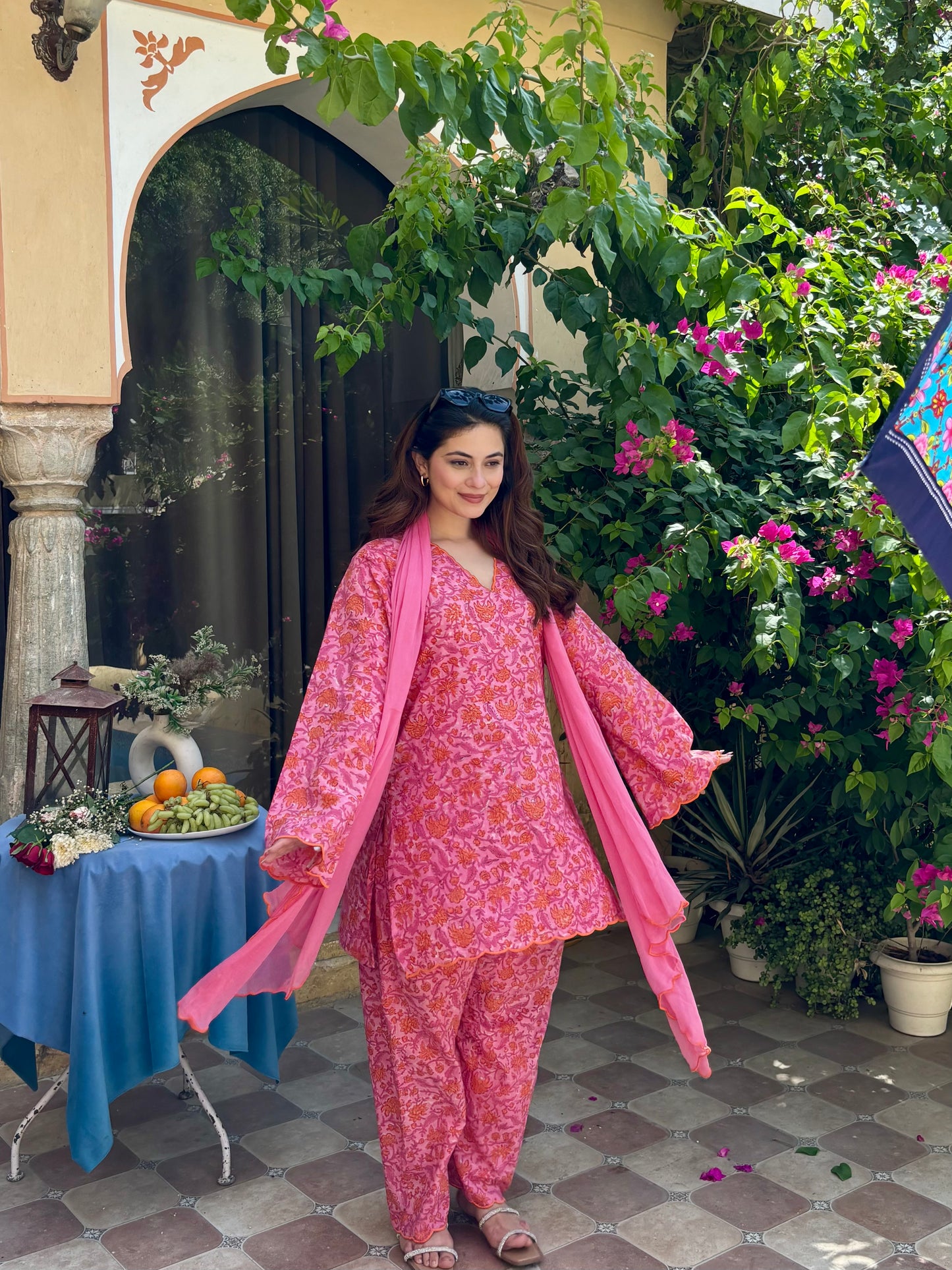 Hairat Pink Farshi Set