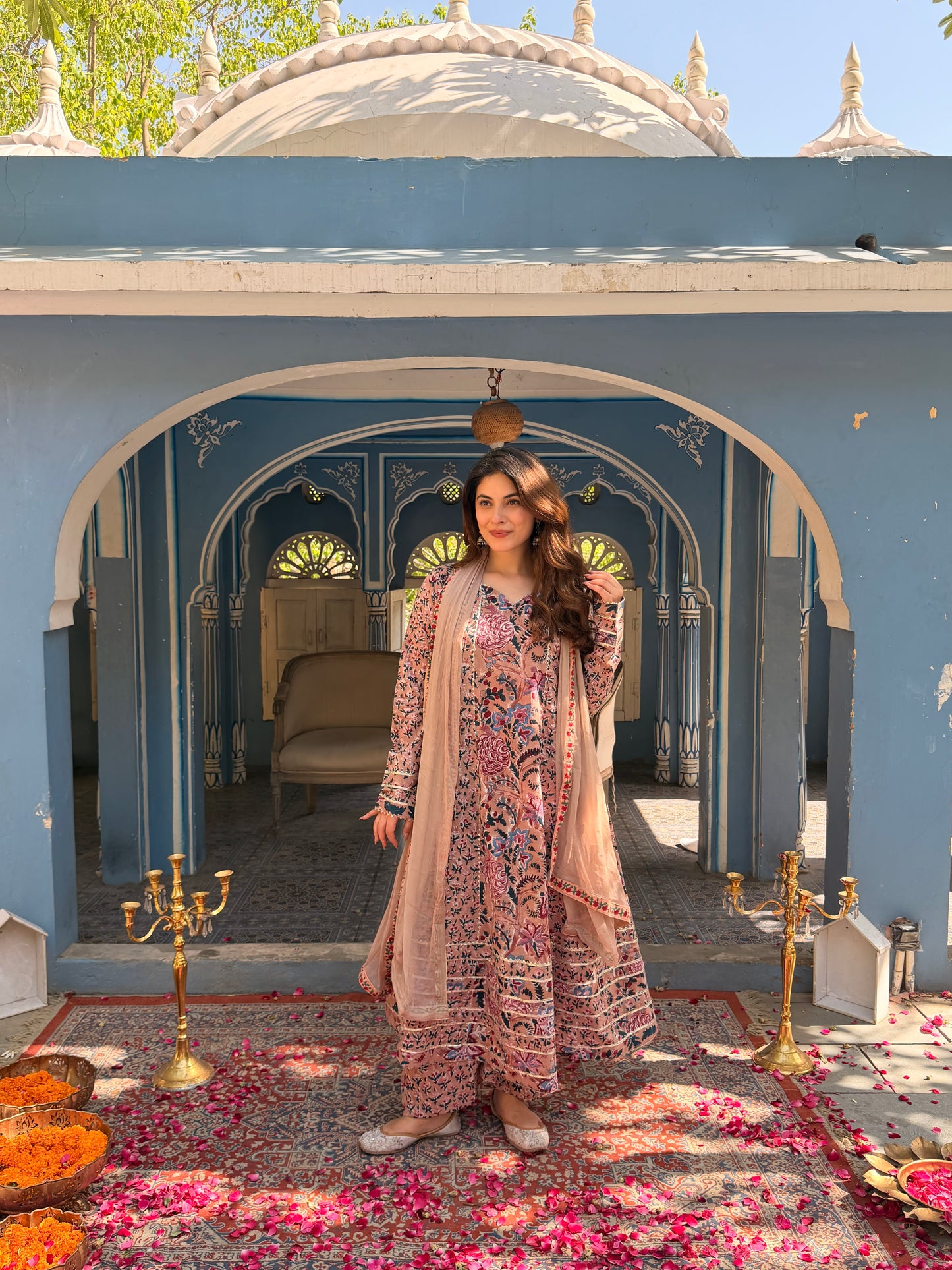 Indira Anarkali set