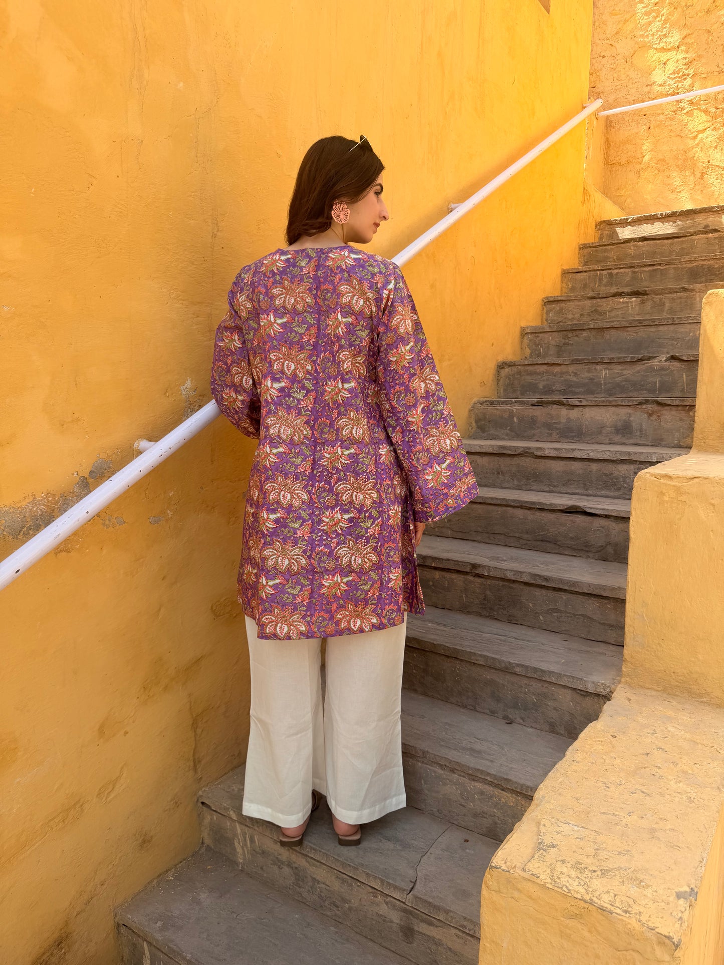 purple angrakha cordset