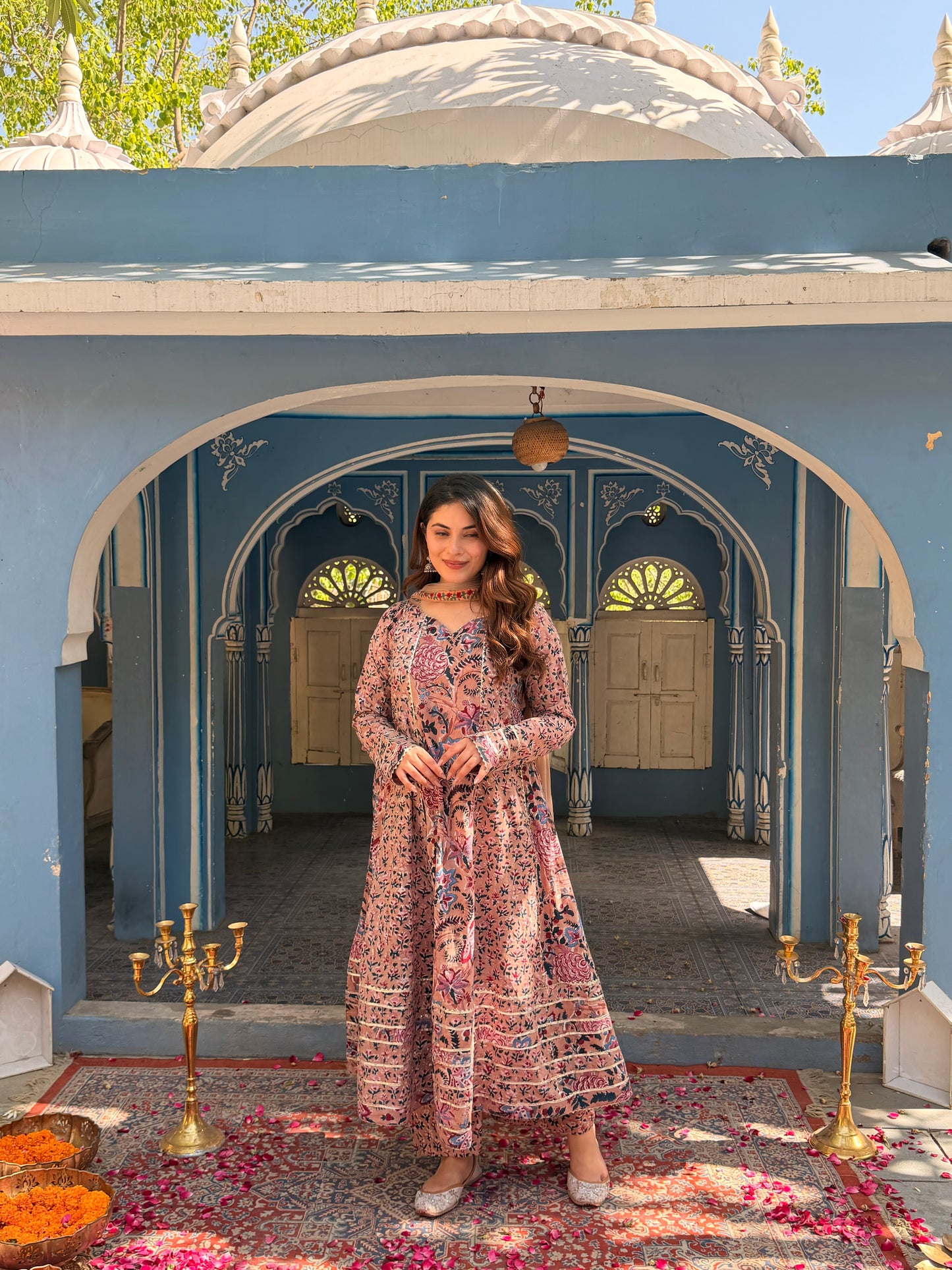 Indira Anarkali set