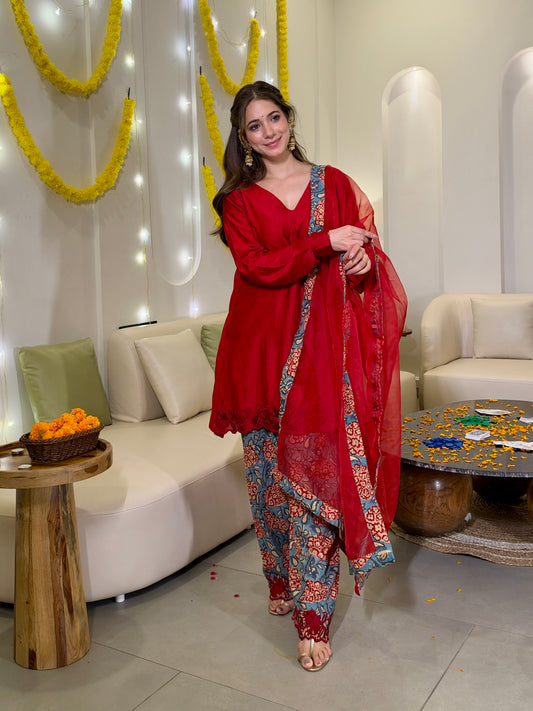 Neer red blue farshi set