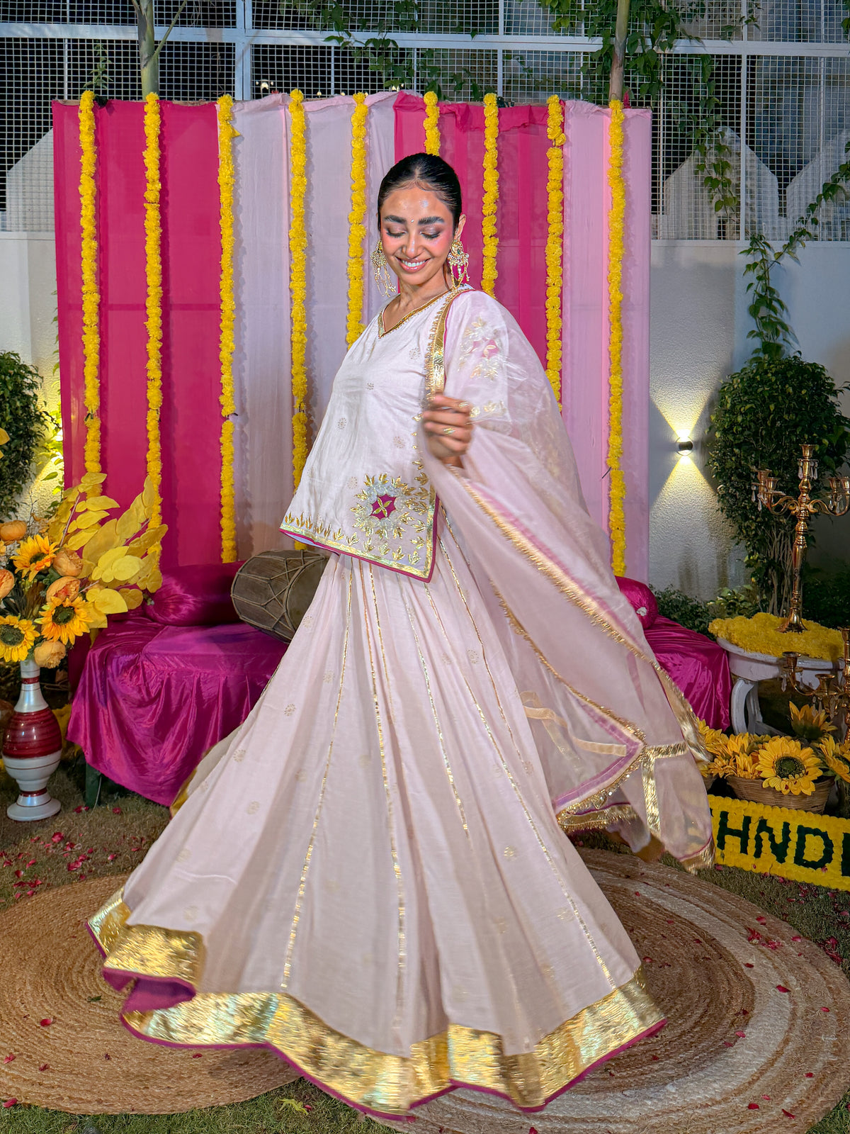 Baisa pink lehenga set