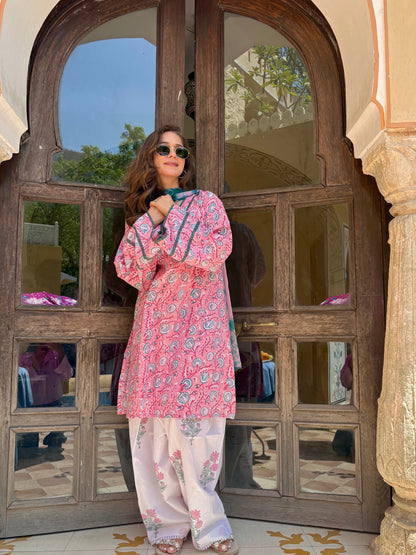 Aarzu Pink Farshi Set