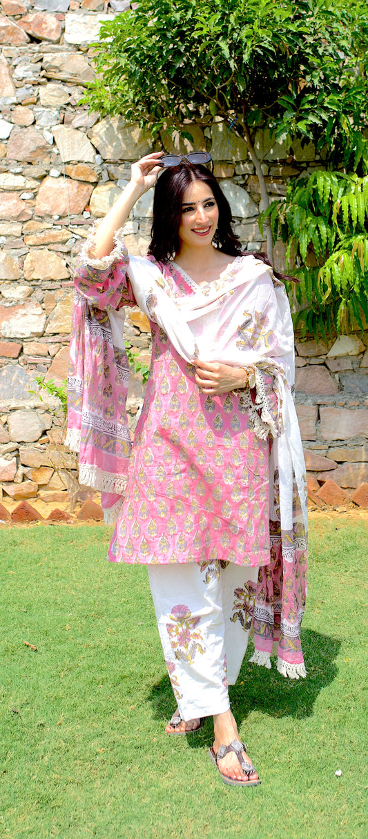 Pink qaynat set