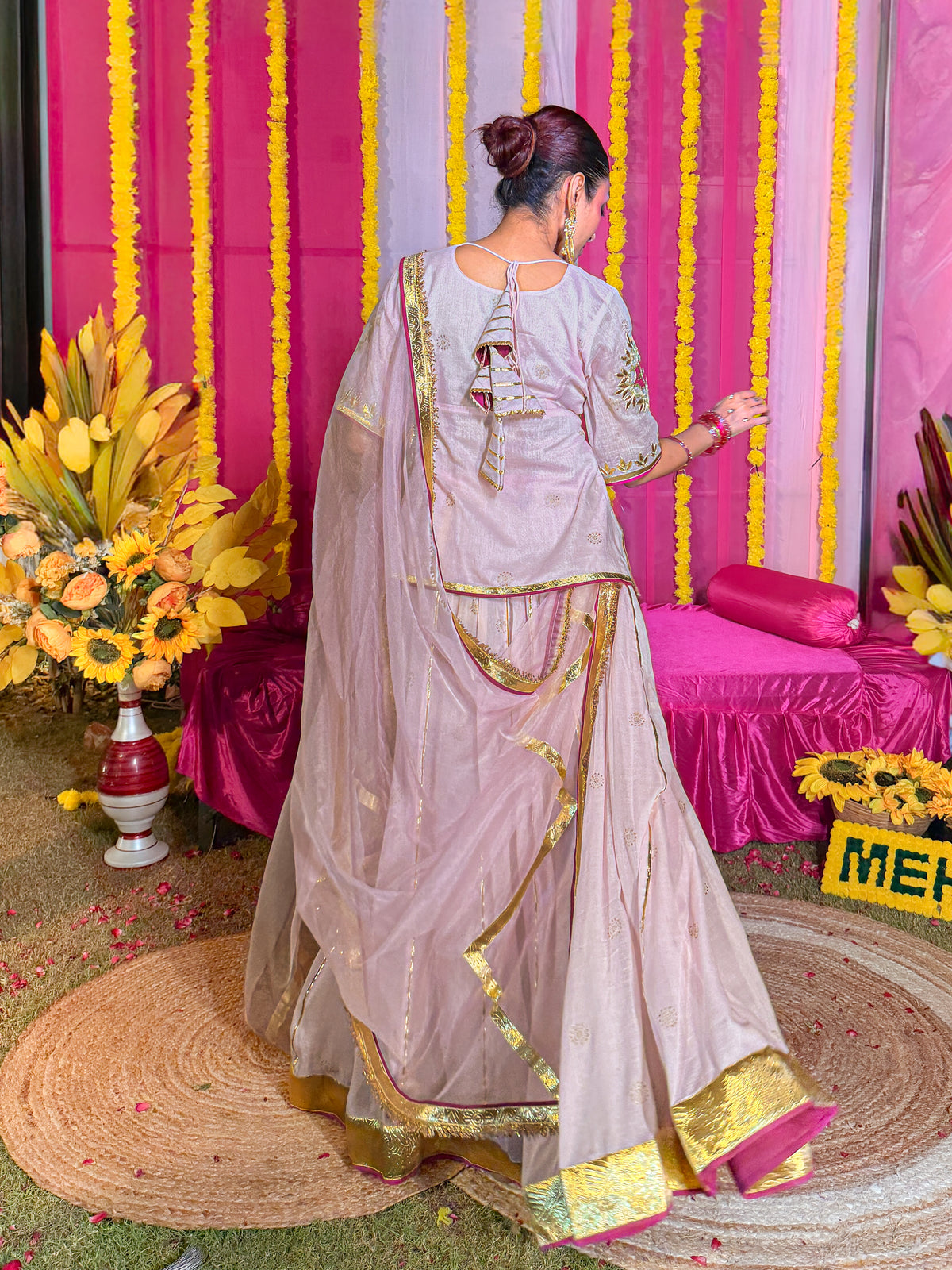 Baisa pink lehenga set