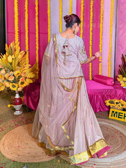 Baisa pink lehenga set