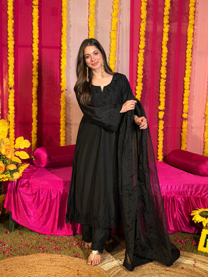 Haaya chanderi suit set