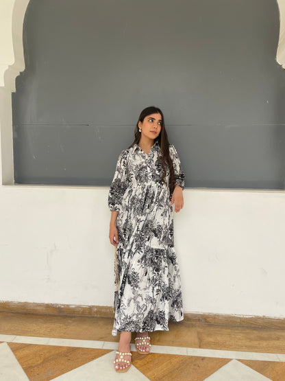 Jungle print dress