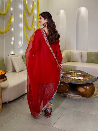 Neer red blue farshi set