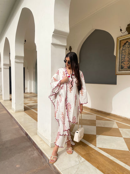 Mughal peach cordset