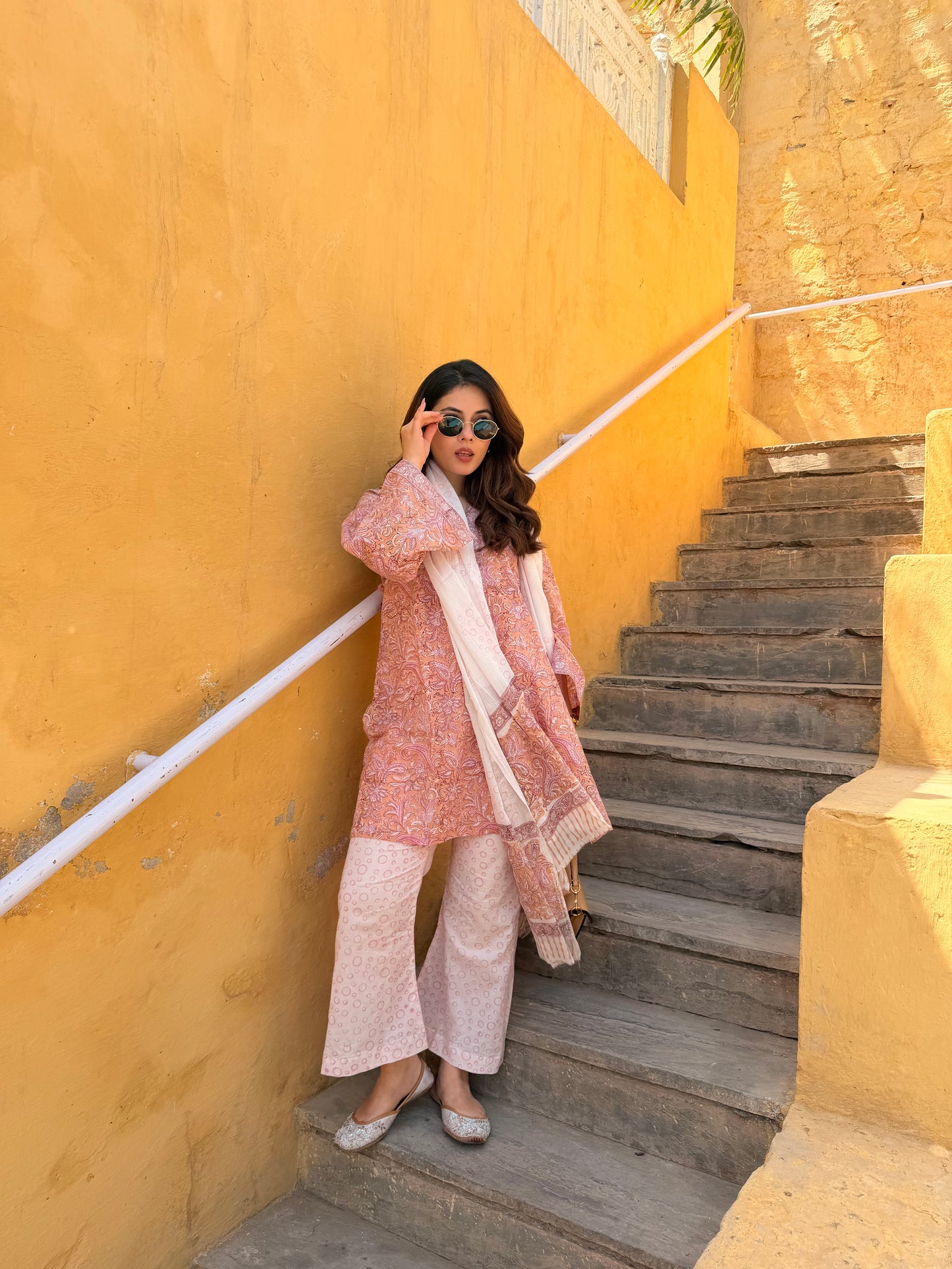 Oshin peach cordset