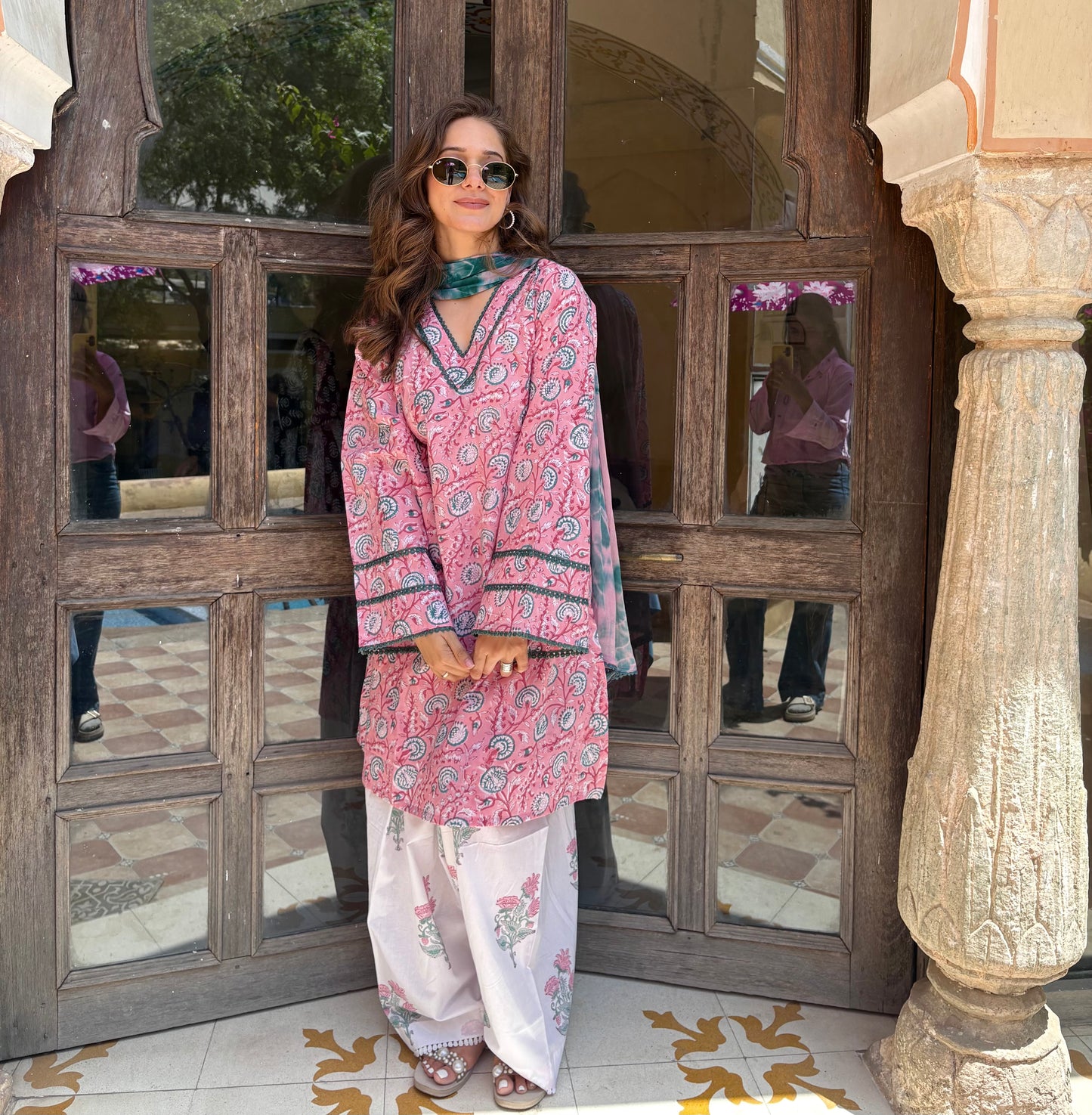 Aarzu Pink Farshi Set