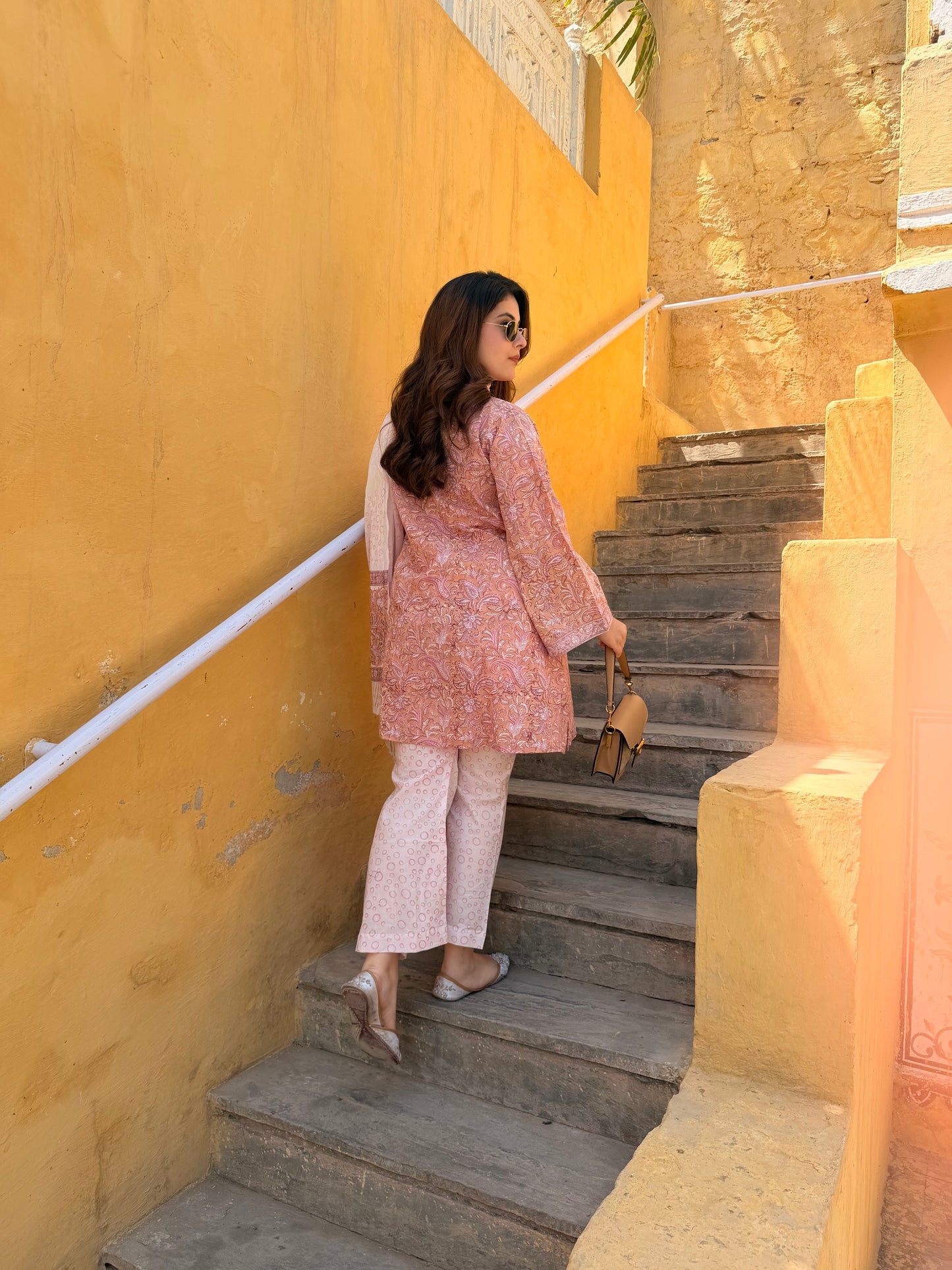 Oshin peach cordset