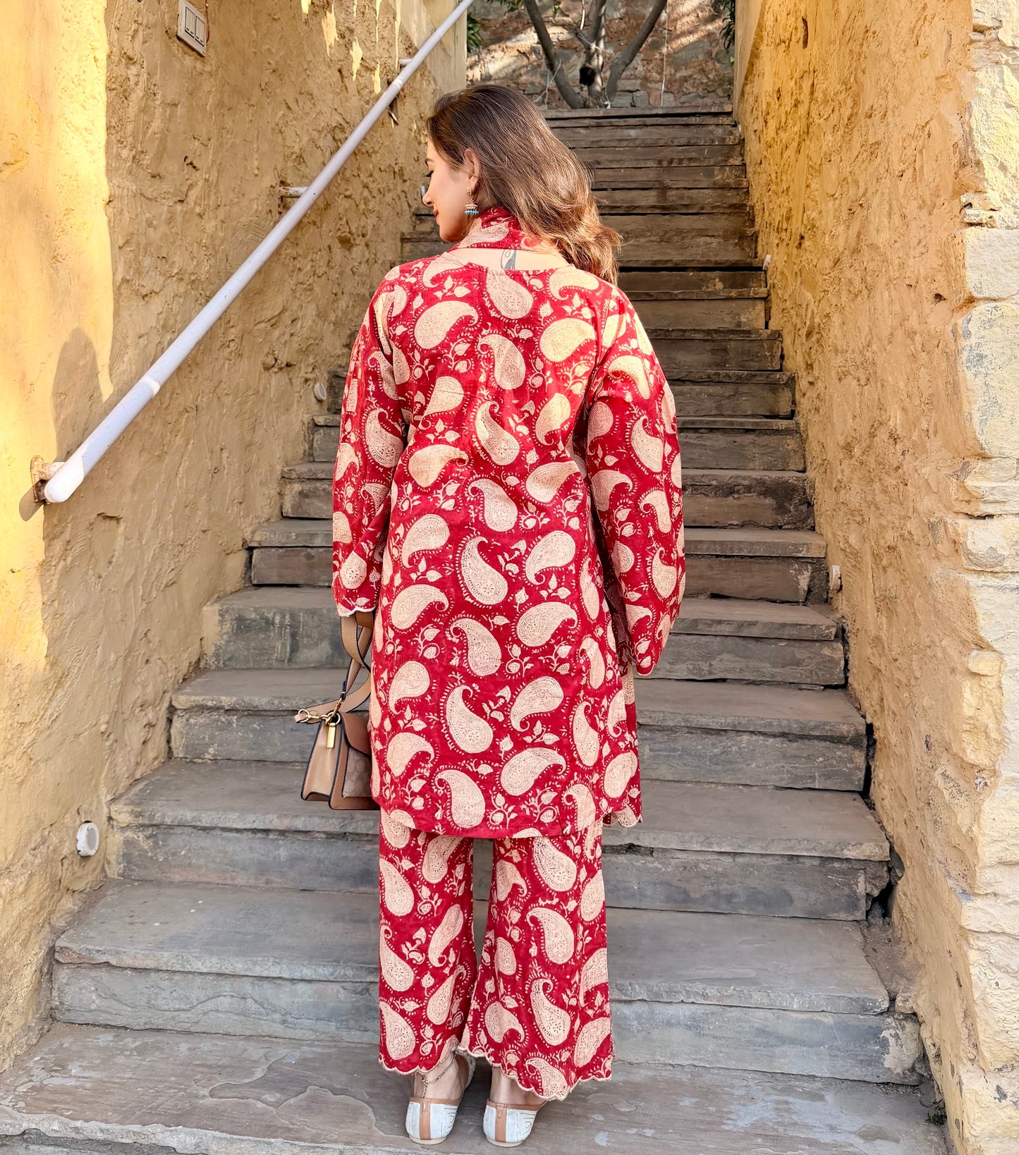 Zara Red Paisley