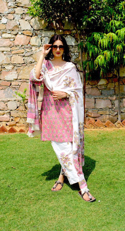 Pink qaynat set