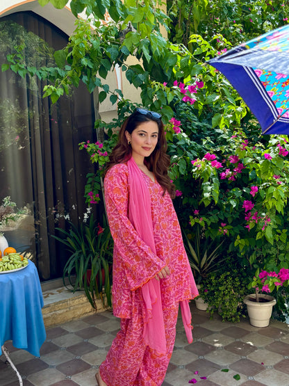 Hairat Pink Farshi Set