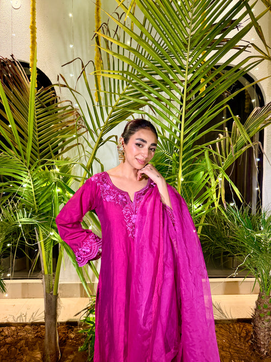 Gulrang Chanderi Suit