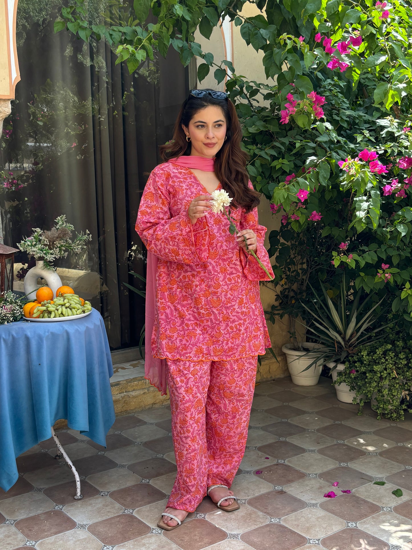 Hairat Pink Farshi Set