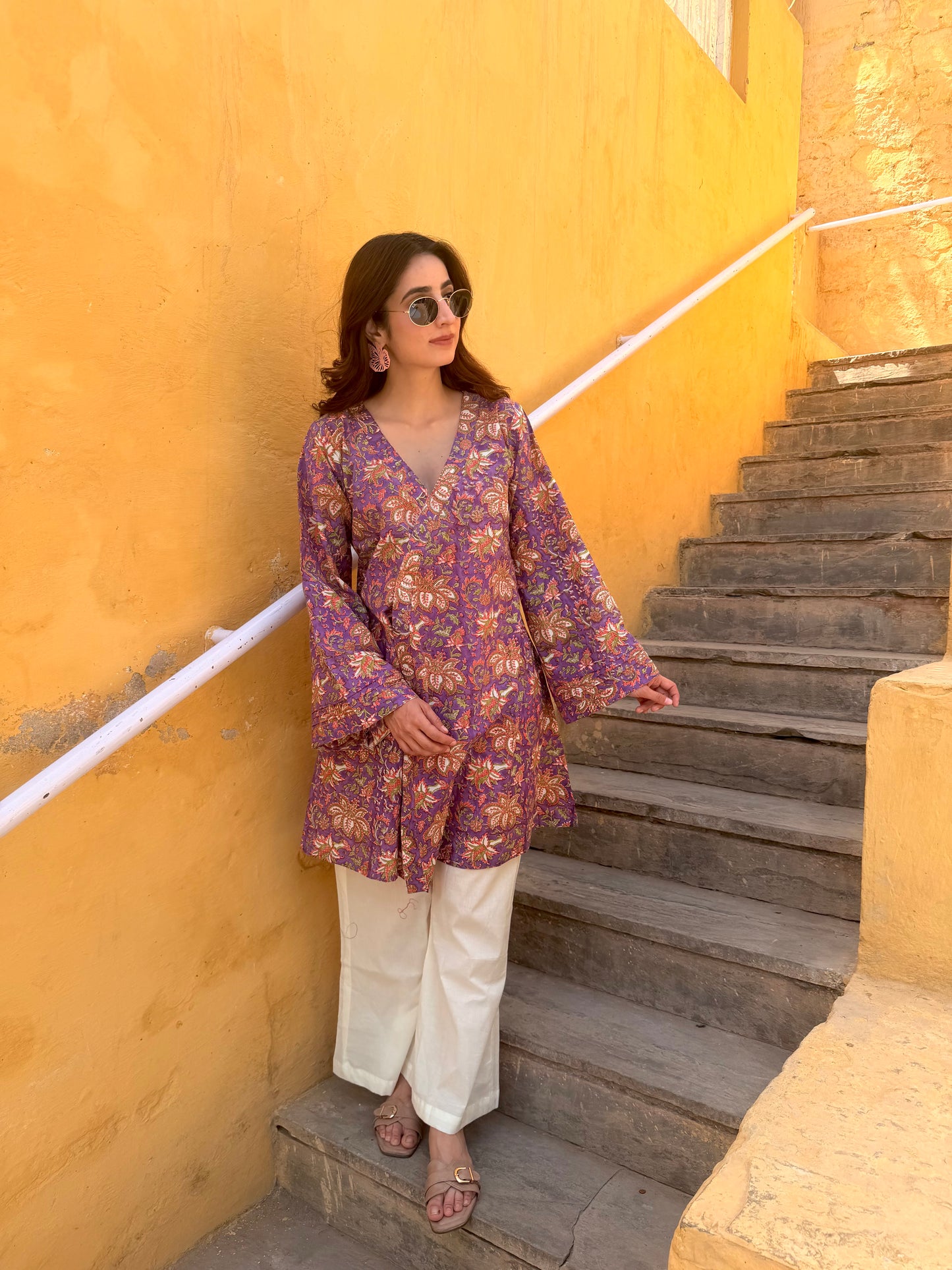 purple angrakha cordset