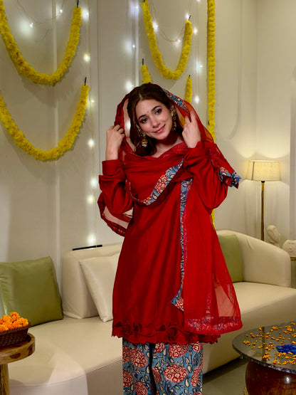 Neer red blue farshi set