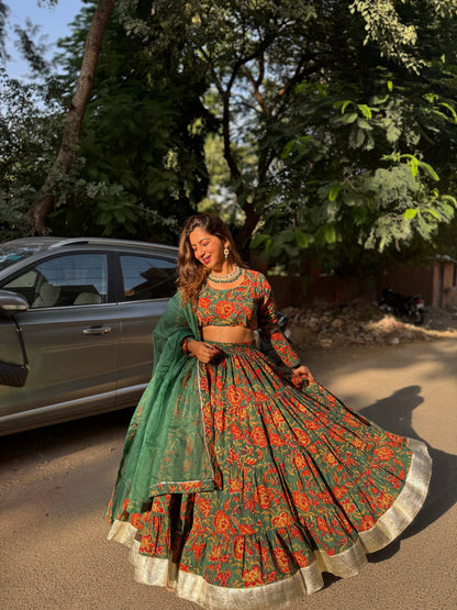 Ahana lehenga set .