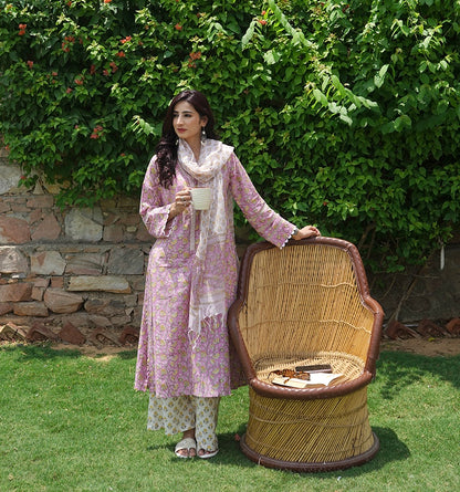 Seher lilac suit set