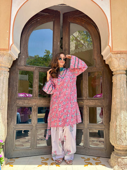 Aarzu Pink Farshi Set