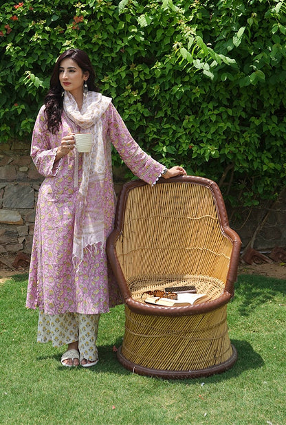 Seher lilac suit set