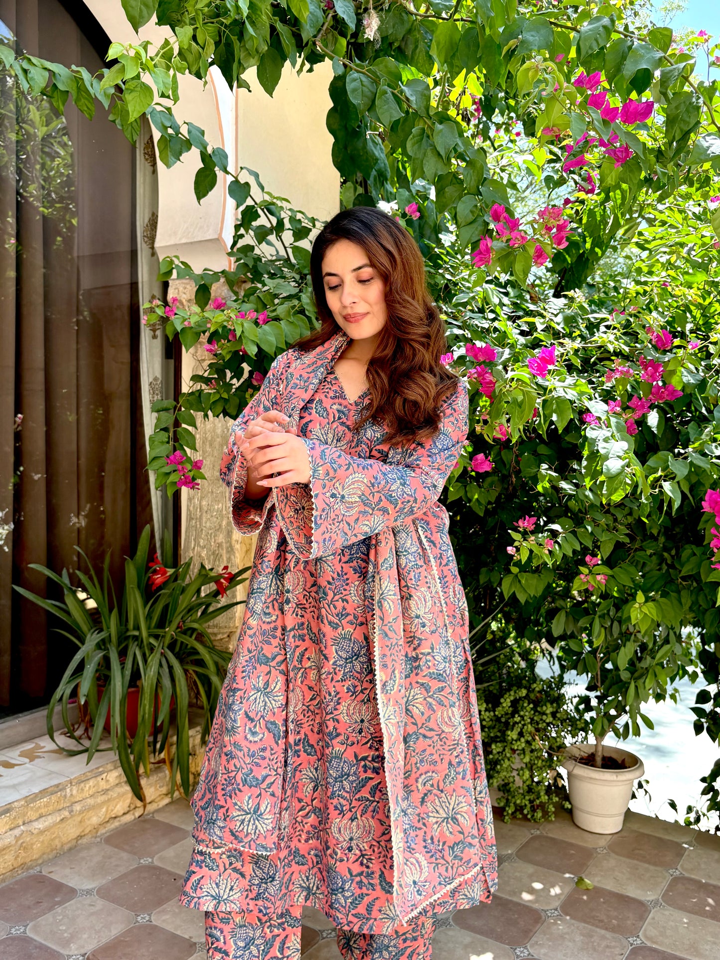 Alia Pink Suit Set