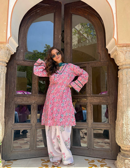 Aarzu Pink Farshi Set