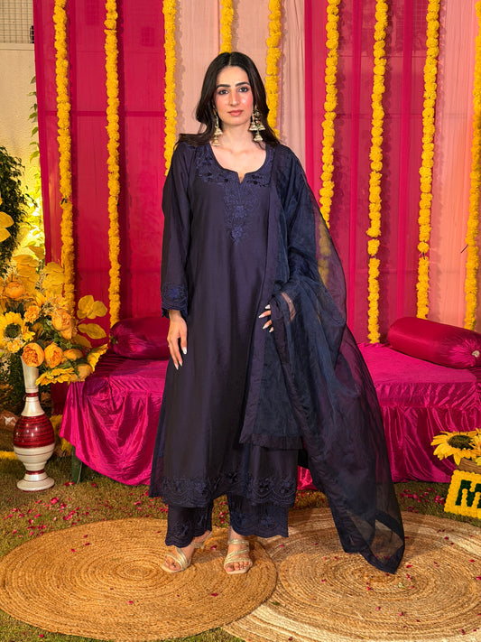 Gulnar Chanderi Suit