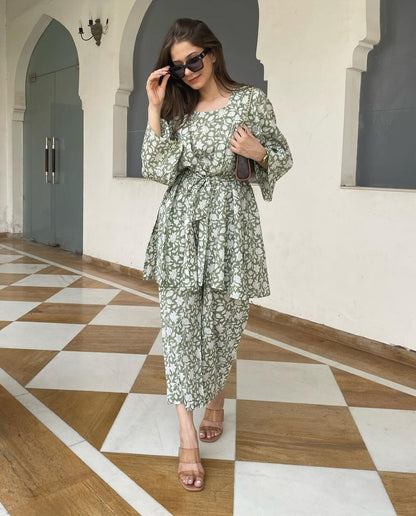 Green Co ord Set